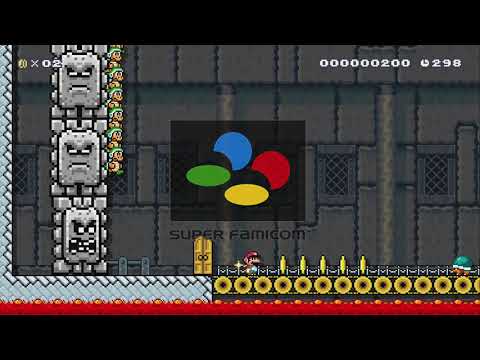 ダッシュ・ドッスン by パンダ ~ Super Mario Maker 2 - No Commentary 1bt