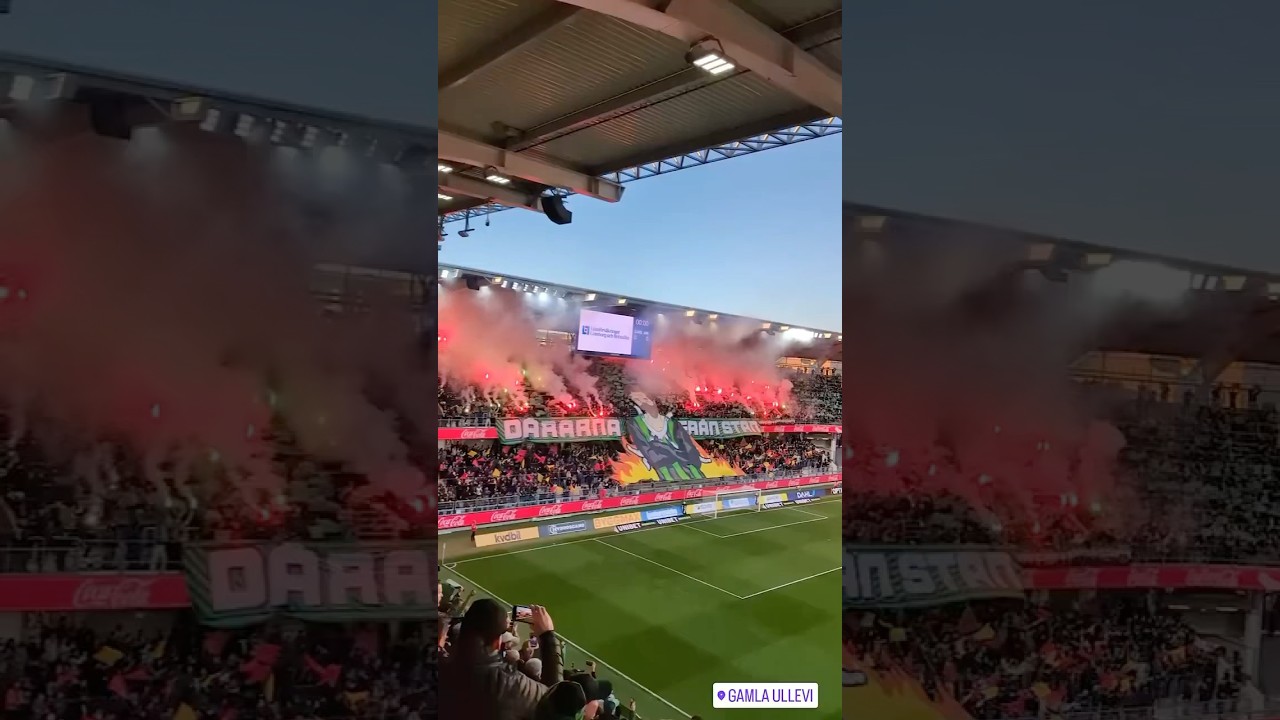Dårarna från stan - GAIS tifo i premiären mot AIK