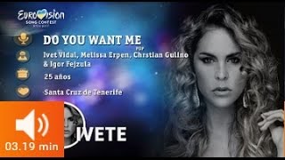Obejtivo Eurovision 2017: Ivet Vidal &quot;canta Do you want me&quot;