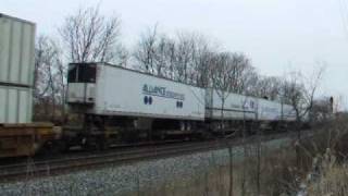 preview picture of video 'Action on the NS Harrisburg Line--2/5/10'