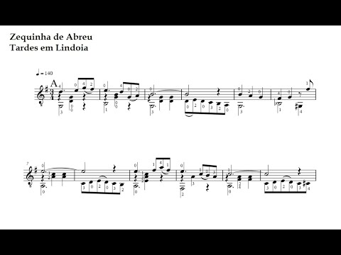 Zequinha de Abreu. Tardes em Lindoia