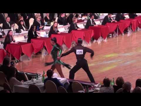 Latin Kvartal Cup 2017 World Open Latin 1/4 Cha Cha Artem Semerenko - Valeriya Kachalko