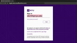 Oct 23 New NYU Login