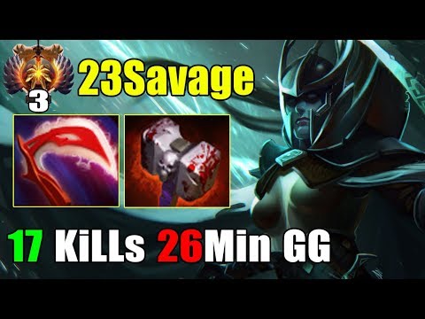 23savage [Phantom Assassin] Play Hard Carry Cant Stop (FullGame Dota2 7.22G)