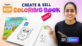 Download lagu Create & Sell Coloring Books Using Free AI Tools - ChatGPT & Canva | KDP Tutorial mp3