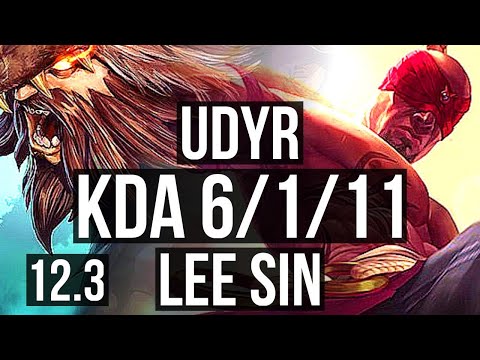 UDYR vs LEE SIN (JNG) | 6/1/11, Rank 6 Udyr, 300+ games | BR Master | 12.3