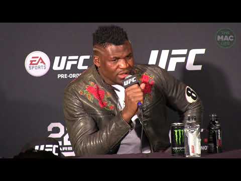 UFC 220 - "I Pushed Myself Too Hard, That Is the Real Mistake" Francis Ngannou Press Conference
