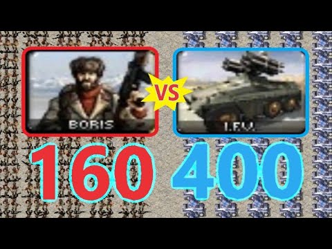 Boris vs IFV - Same Cost - Red Alert 2