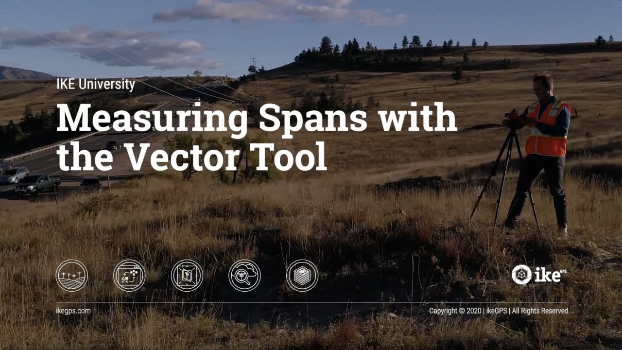How to measure spans with the IKE Vector Tool
