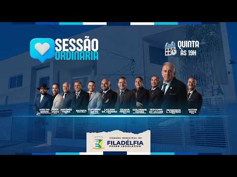 (AO VIVO) Sessão Ordinária da Câmara de Vereadores de Filadélfia-BA | 10 - 09 - 2026.