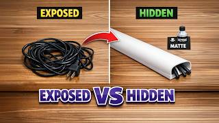 Cable Management Idea / How to hide cables with PVC pipe