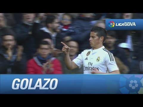 Gol de James (1-0) tras buena combinación en el Real Madrid - RCD Espanyol - HD