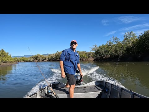 BIG ADVENTURE - Small Boat | Barramundi Fishing | Crocodiles | Sunset Beach Cooking