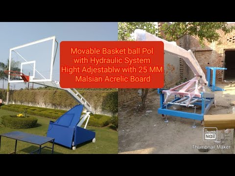 Hydraulic Movable Basketball Post