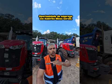 Oportunidade de emprego em itabirito Minas Gerais #shorts