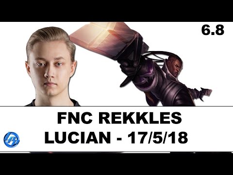 FNC Rekkles - Lucian vs Caitlyn - EUW Ranked