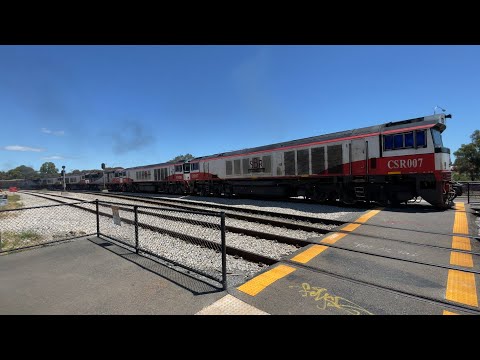 #CSR007, #CSR001, #SCT012, #CSR009 “ZIYANG”, #CSR005 & #SCT006 leads 3MP9 out of Mile end