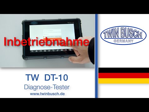 Inbetriebnahme des TW DT-10 Diagnose Testers von TWIN BUSCH®