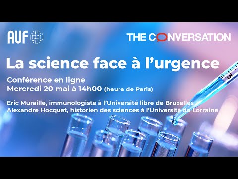 Conférence en ligne "La science face à l’urgence"