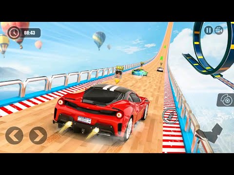 IMPOSSIBLE CAR TRACKS DRIVING 3D GAMES - Sports Cars Stunts Racing Simulator Game - Android Gameplay
