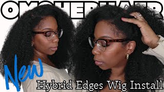 Flawless Hybrid Hairline Wig Install 😱 Natural Curls Tutorial | Detailed Beginner Guide | OMGHerHair