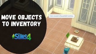 How to Put Objects in Household Inventory - The Sims 4