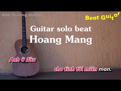 Karaoke Hoang Mang - Hồ Quỳnh Hương Guitar Solo Beat Acoustic | Anh Trường Guitar