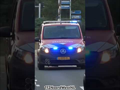 OVD 11-0292 met spoed naar een Grote brand in Zaandam #einsatz #brandweer #feuerwehr #fire