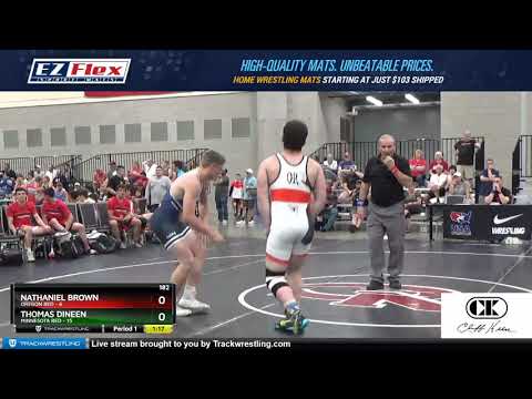 Mat 5 182 Nathaniel Brown Oregon Red Vs Thomas Dineen Minnesota Red