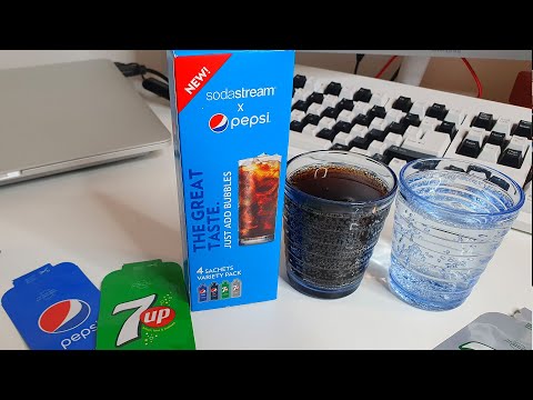 SodaStream x Pepsi & 7up Syrup Sample Pack (Review) Pepsi Max + 7 Up Free