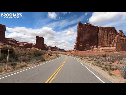 Arches National Park | DRIVE-THROUGH TOUR | Entrance to Devil's Garden