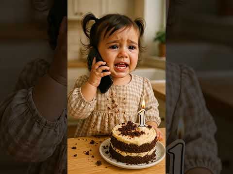 😭Bébé souhaite joyeux anniversaire à maman🎂🤱💕 #viralvideo #aivideo #happybirthday #shorts #maman