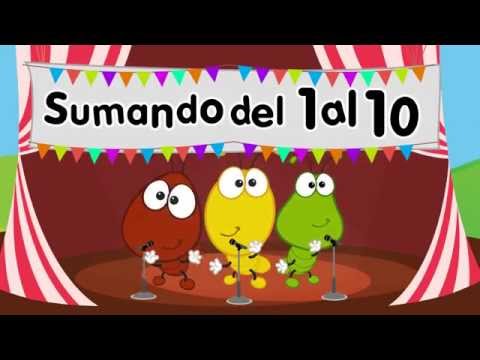 Canción Sumando los números del 1 al 10 - Canciones infantiles - songs for kids in spanish