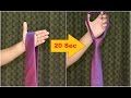 How To Tie A Tie In 20 Seconds The Universal Knot Magical Way