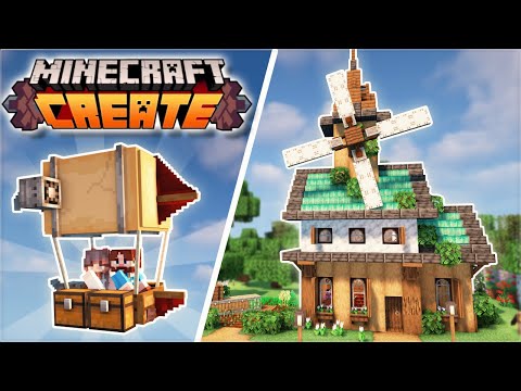 🐸 Learn How I Crafted a Starter House in Create Mod! 🏠 | Episode 1
