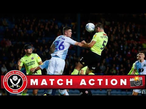 Blackburn 0-2 Blades - match action