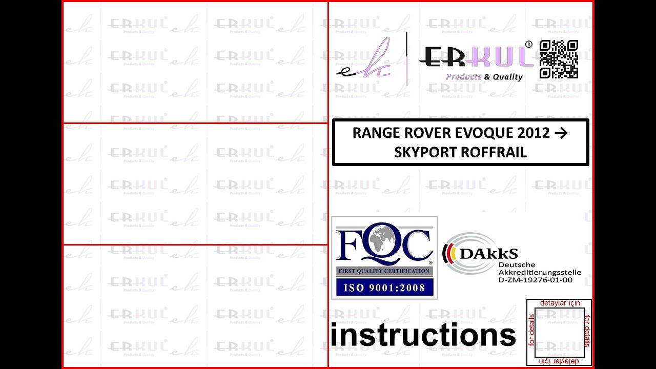 Рейлинги Skyport (серебристые) Video 1