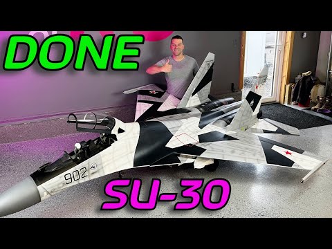 Watch The Epic Build Of The Russian Power Skymaster Su30 Rc Jet Complete!