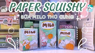 #11 [SQUISHY🌷] SỮA MILO THÚ CƯNG🐶🐱🐰| Bonnie🐰