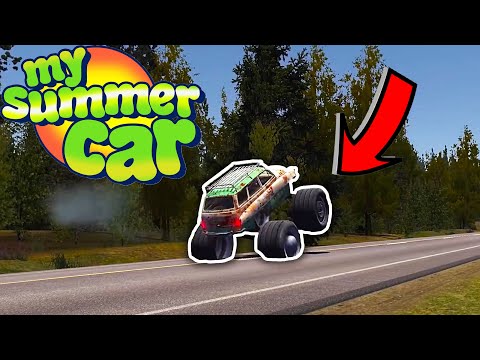 RUSCKO MONSTER TRUCK - THE BEST MOMENTS - My Summer Car Shots #3 | Radex
