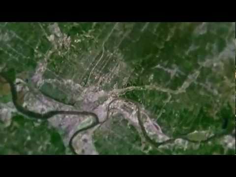 Earth Zoom from Outer Space