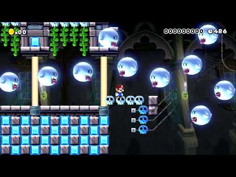 A Ghost Story (don't move) by Lorena - SUPER MARIO MAKER - NO COMMENTARY 1bb