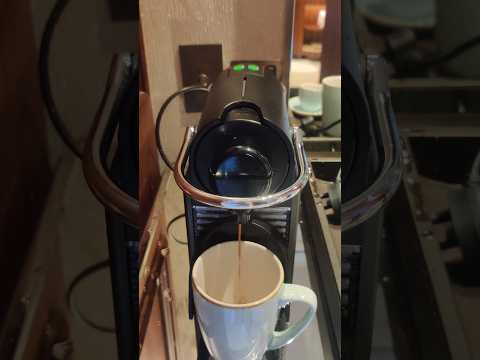 How to make coffee with Nespresso capsule coffee machine...#coffee# nespresso#capsule#machine