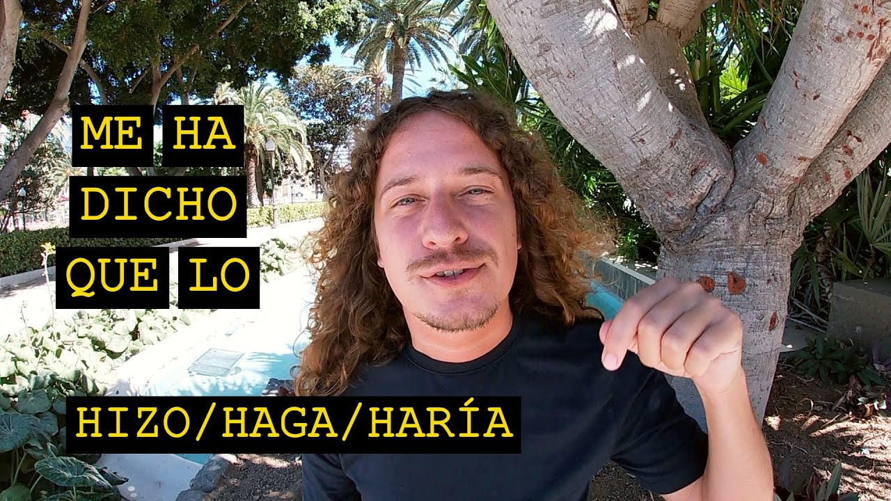 DECIR z różnymi trybami | Mowa zależna w języku hiszpańskim | Hablo Español 175