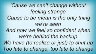 20001 Raised Fist - Too Late To Change Lyrics