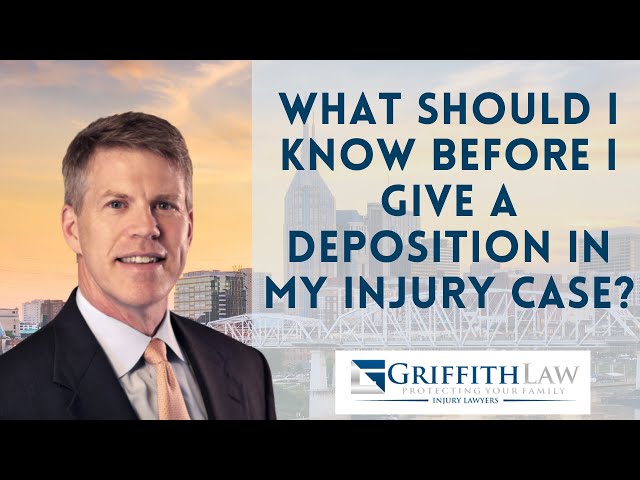 What Should I Know Before I Give A Deposition In My Personal Injury Case?