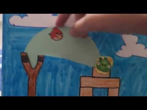 Angry Birds Popup Card