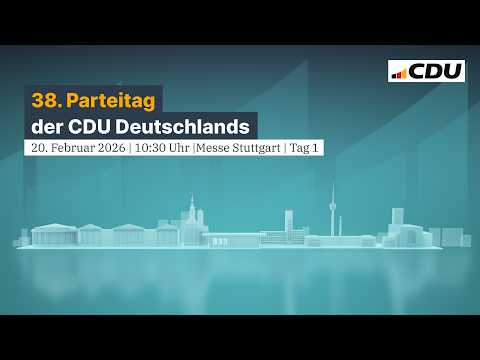 38. Parteitag der CDU Deutschlands – Verantwortung verpflichtet | Tag1
