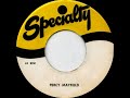 Percy Mayfield - Hit The Road Jack (Demo)