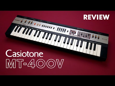 Casio MT-400V - The keyboard with an analog filter control